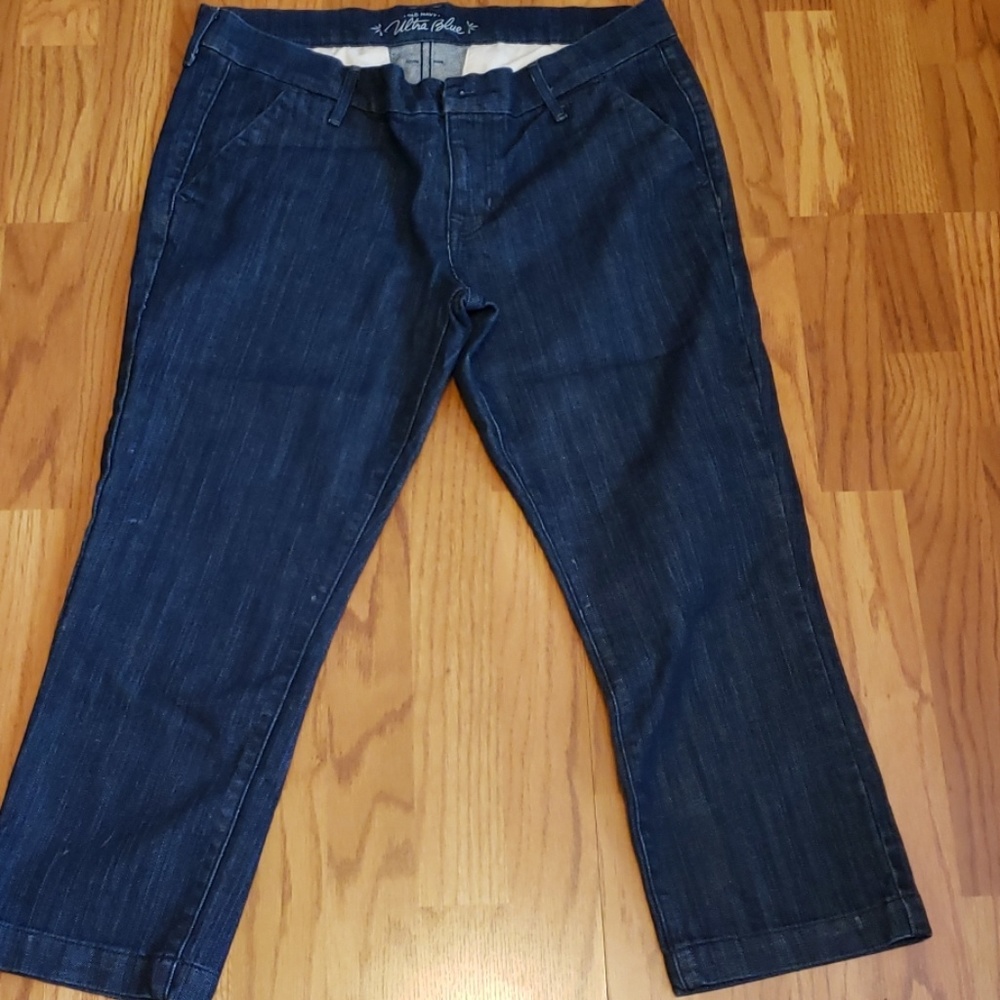 Old Navy Trouser Cropped Blue Jeans
